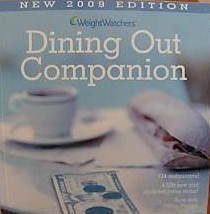 weight watchers dining out companion 2009