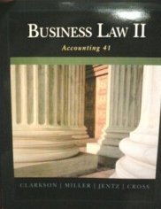 Business Law II (custom edition for Brooklyn College ACCNT 41)