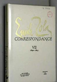 Correspondence Tome 7: 1890-1893 (Zola, Emile//Correspondance)