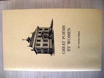 Great poems by women (Founder's Day pamphlet series)