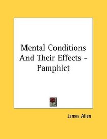 Mental Conditions And Their Effects - Pamphlet