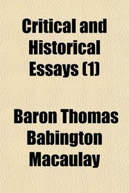 Critical and Historical Essays (1)