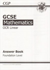 GCSE Maths OCR Linear Answers (for Workbook): Foundation