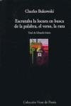 Escrutaba La Locura En Busca de La Palabra, El Verso, La Ruta (Spanish Edition)