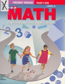 SRA Math Explorations and Applications, Enrichment Workbook, Teacher's Guide (Level K)