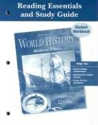 Glencoe World History Modern Times, Reading Essentials & Study Guide, Student Edition