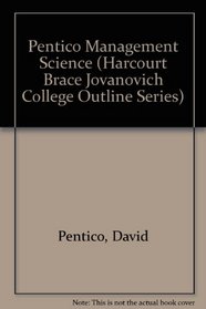 Management Science: Mathematical Programming and Network Models (Harcourt Brace Jovanovich College Outline Series)