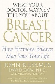 What Your Doctor May Not Tell You About Breast Cancer : How Hormone Balance Can Help Save Your Life