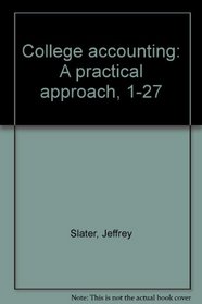 College accounting: A practical approach, 16-27