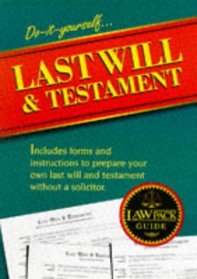 Last Will and Testament Guide (Legal Guides)