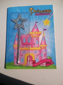 Princess Coloring and Activity Book with Wand