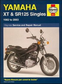 Yamaha XT and SR125 Singles Service and Repair Manual: 1982 to 2003 (Haynes Service and Repair Manuals)