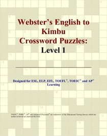 Webster's English to Kimbu Crossword Puzzles: Level 1