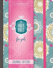 NIV Holy Bible for Girls, Journal Edition, Hardcover, Turquoise, Elastic Closure