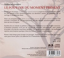Mettre en pratique le pouvoir du moment prsent - Livre audio CD (French Edition)