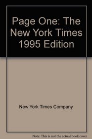 Page One: The New York Times 1995 Edition