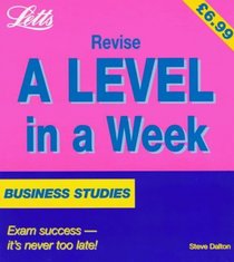 Business Studies (Revise A-level in a Week)