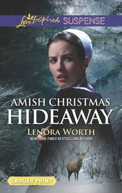 Amish Christmas Hideaway (Love Inspired Suspense, No 790) (Larger Print)