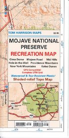 Recreation map of the Mojave National Preserve