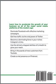 Social Media: Marketing Strategies for Rapid Growth Using: Facebook, Twitter, Instagram, LinkedIn, Pinterest and YouTube