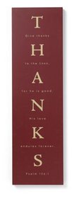 Thanks Wooden Plaque