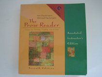 The Prose Reader, Essays for Thinking, Reading and Writing