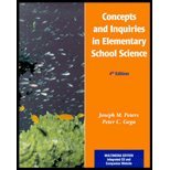Concepts and Inquiries in Elementary School Science - Textbook Only