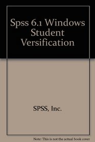 Spss 6.1 for Windows Student Version