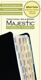 Majestic Traditional Gold Bible Tabs, mini (Majestic Bible Tabs (Mini))