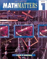 Math Matters Book 1, Student Edition