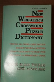 Webster's Crossword Puzzle Dictionary (More Than 31,000 Words More Than 73,000 Answers)