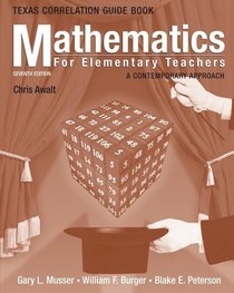Mathematics for Elementary Teachers, Texas State Guide Book: A Contemporary Approach
