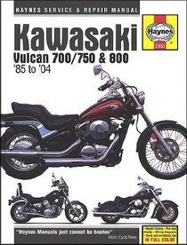 Kawasaki Vulcan 700/750 & 800 '85 to '04