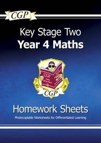 Ks2 Maths Homework Sheets - Year 4