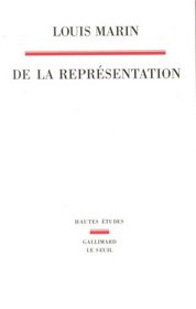 De la representation (Hautes etudes) (French Edition)