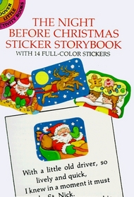 The Night Before Christmas Sticker Storybook (Dover Sticker Storybooks)