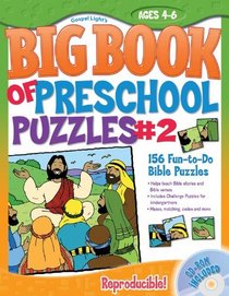 The Big Book of Preschool Puzzles #2 (Big Books)