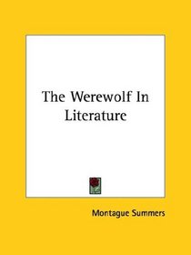 The Werewolf in Literature