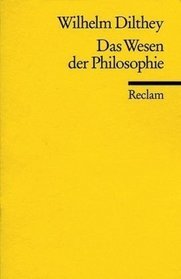 Das Wesen der Philosophie.