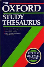 Oxford Study Thesaurus (Jacketed Edition)