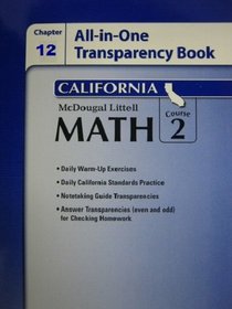 Math Course 2 All in One Transparency Book Chapter 3
