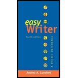 Easy Writer 3e with 2009 MLA Update & Top Twenty Quick Guide