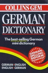 Collins Gem German Dictionary (Collins Gem)