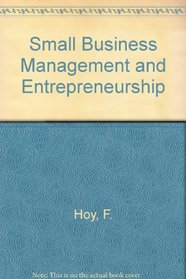 Small Business Management and Entrepreneurship