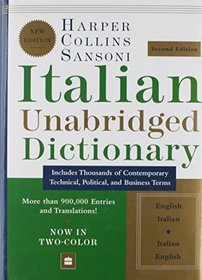 Collins-Sansoni Italian-English-Italian Dictionary