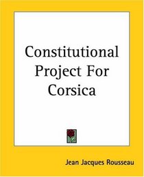 Constitutional Project For Corsica