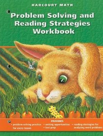 California Harcourt Math Problem Solving and Reading Strategies Workbook, Grade 1