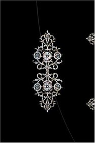 Smythe Sewn Jewelled Mini Wraps Crystal Jewel Lined (Jewelled)