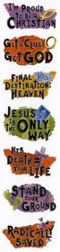 Inspirational Sayings for Teens (Christian Shape Stickers)