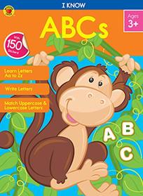 Carson Dellosa ? I Know ABCs Workbook for PK, 1st Grade, 64 Pages with Stickers, Ages 3+